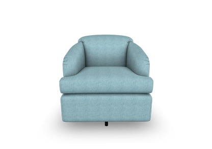 Cass Swivel Barrel Chair – Modern Comfort with 360° Style