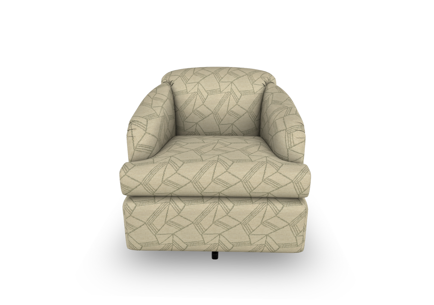 Cass Swivel Barrel Chair – Modern Comfort with 360° Style
