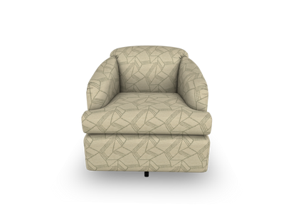Cass Swivel Barrel Chair – Modern Comfort with 360° Style