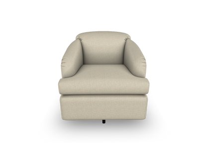 Cass Swivel Barrel Chair – Modern Comfort with 360° Style