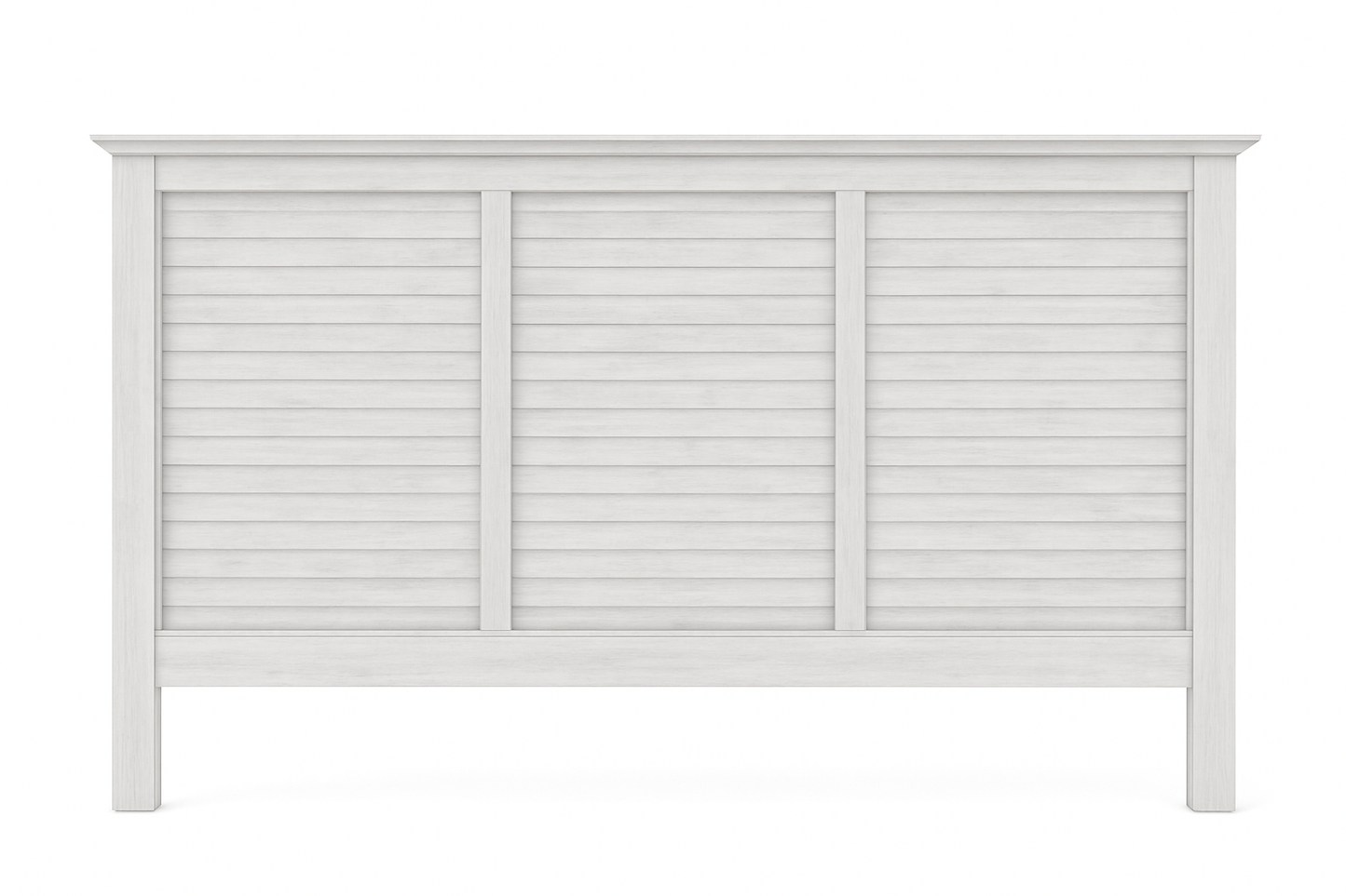 High Tide 90" Collection | 90 Degree Queen Headboard Only- Chalk & White