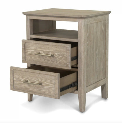 Cape May | 2 Drawer Nightstand W/ USB A+C