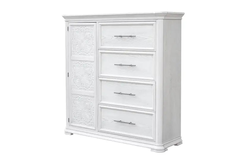 Savannah | Chifferobe - Coastal Distressed White