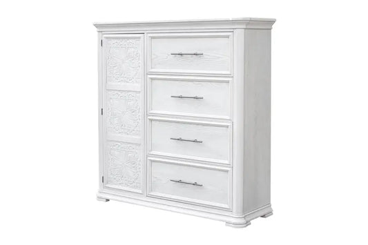 Savannah | Chifferobe - Coastal Distressed White