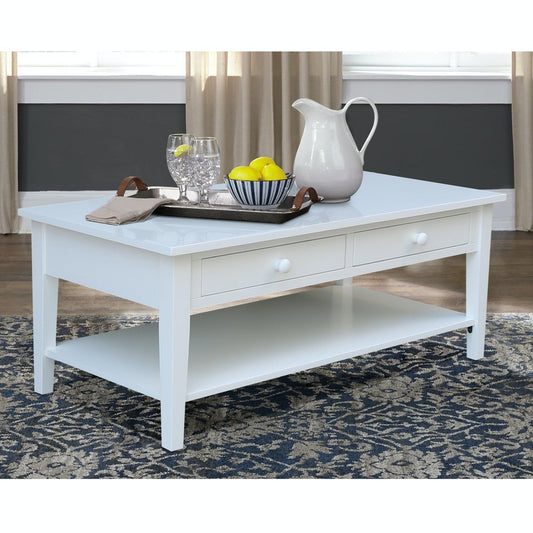 Destinations | Spencer Coffee Table - Pure White