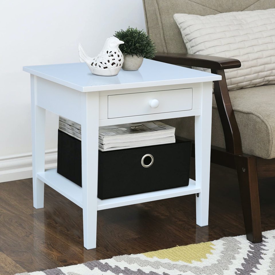 Destinations | Spencer End Table - Pure White