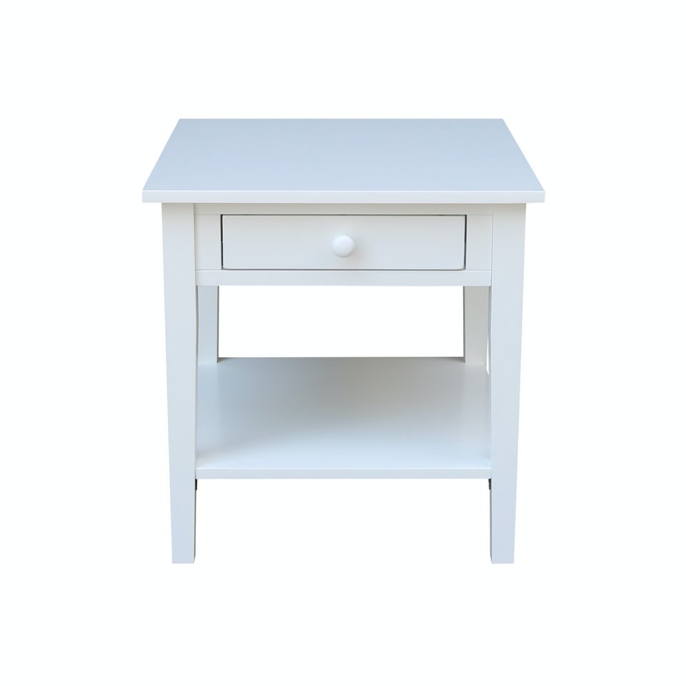Destinations | Spencer End Table - Pure White
