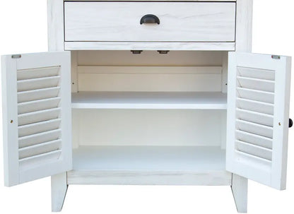 Tuscany | 2-Door Bedside Chest - Coastal Rustic Bedside Storage