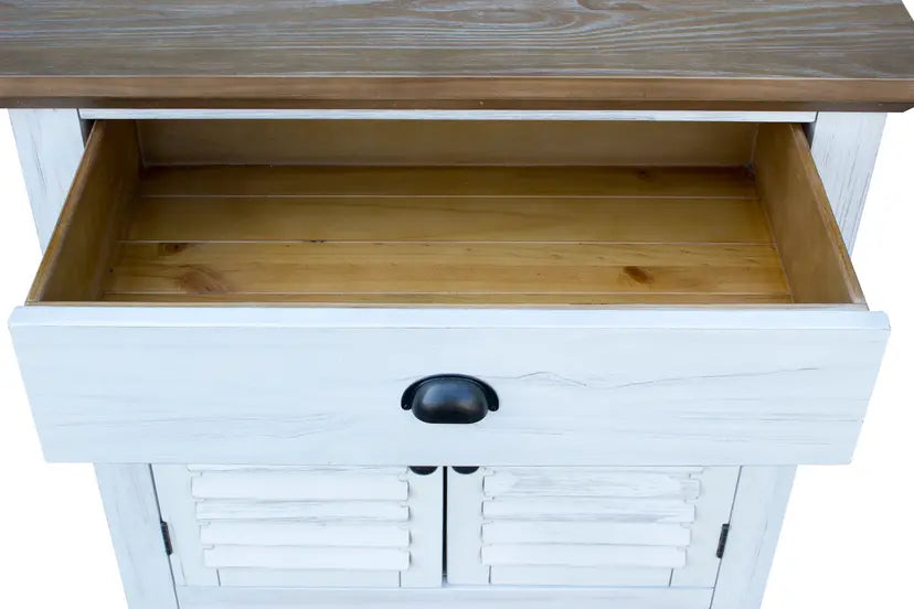 Tuscany | 2-Door Bedside Chest - Coastal Rustic Bedside Storage