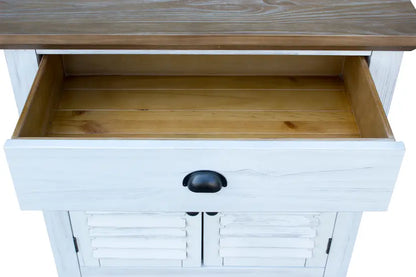 Tuscany | 2-Door Bedside Chest - Coastal Rustic Bedside Storage
