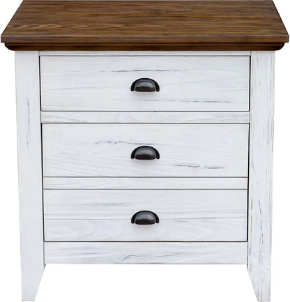 Tuscany | 3 Drawer Coastal Rustic Nightstand