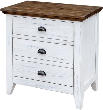 Tuscany | 3 Drawer Coastal Rustic Nightstand