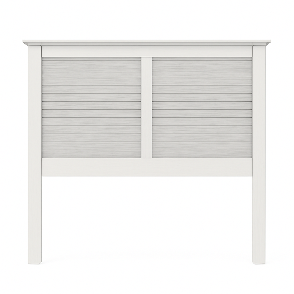 High Tide Collection | 90 Degree Twin Headboard Only - Chalk & White