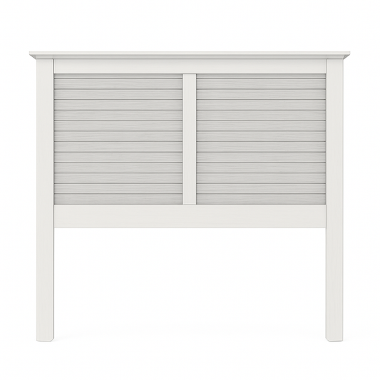 High Tide Collection | 90 Degree Full Headboard Only - Chalk & White
