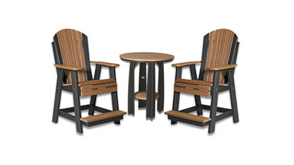 Outdoor Bundle | Adirondack Balcony Set w/ 36" Round Table