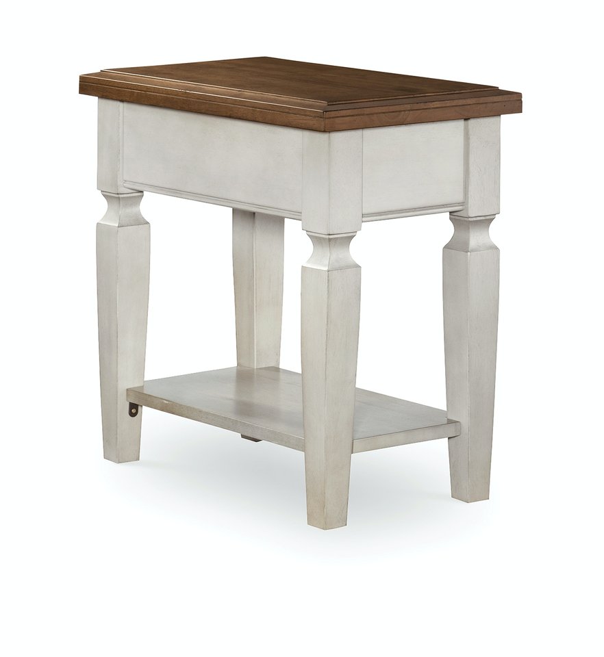 Vista | Side Table - Hickory & Shell