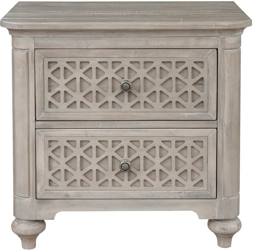 Wilmington | 2-Drawer Diamond Nightstand