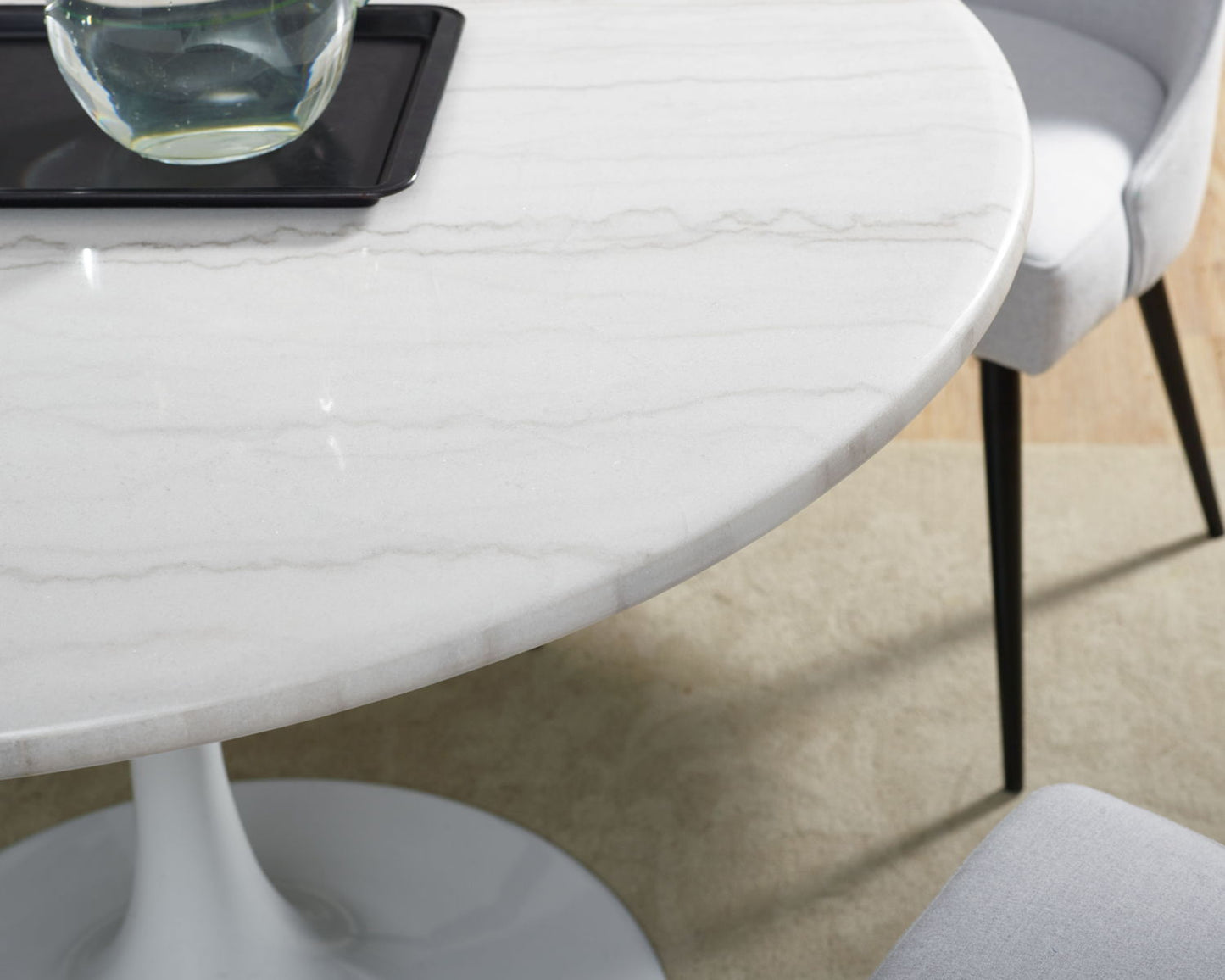 Colfax - Dining Set With White Top Table