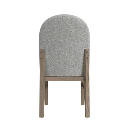 Portland - Round Back Side Chair (Set of 2) - Gray