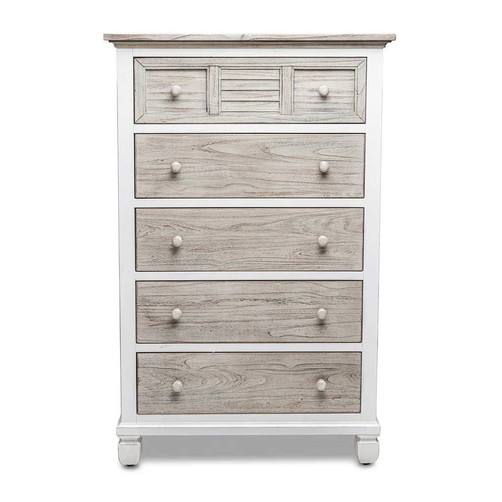 Waverly | Five Drawer Coastal Chest