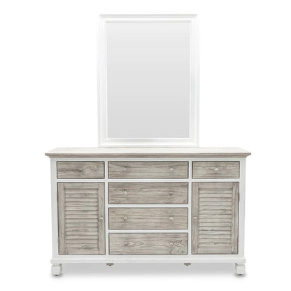 Waverly | Six Drawer Two Door Coastal Dresser