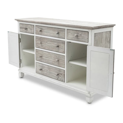 Waverly | Six Drawer Two Door Coastal Dresser