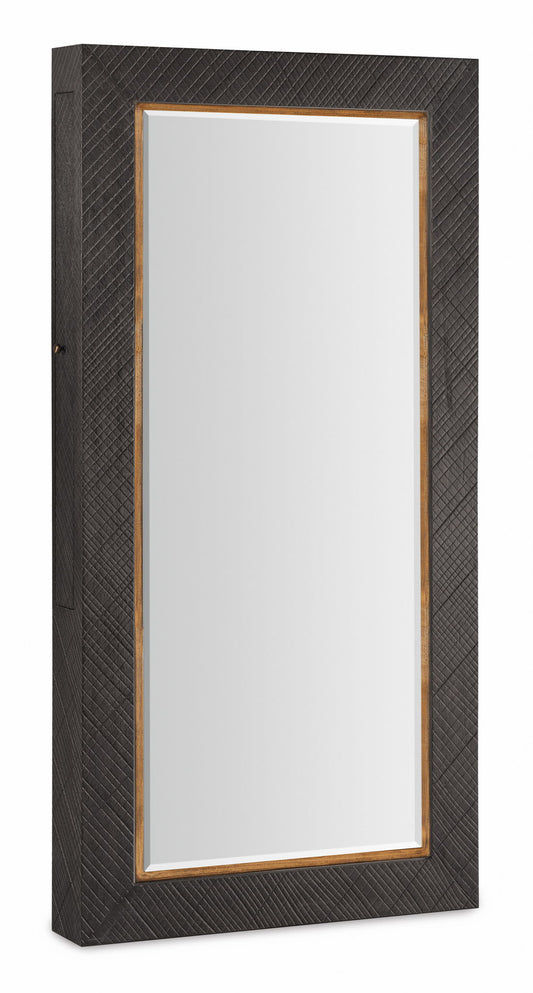 Big Sky - Floor Mirror With Jewelry Storage - Dark Gray