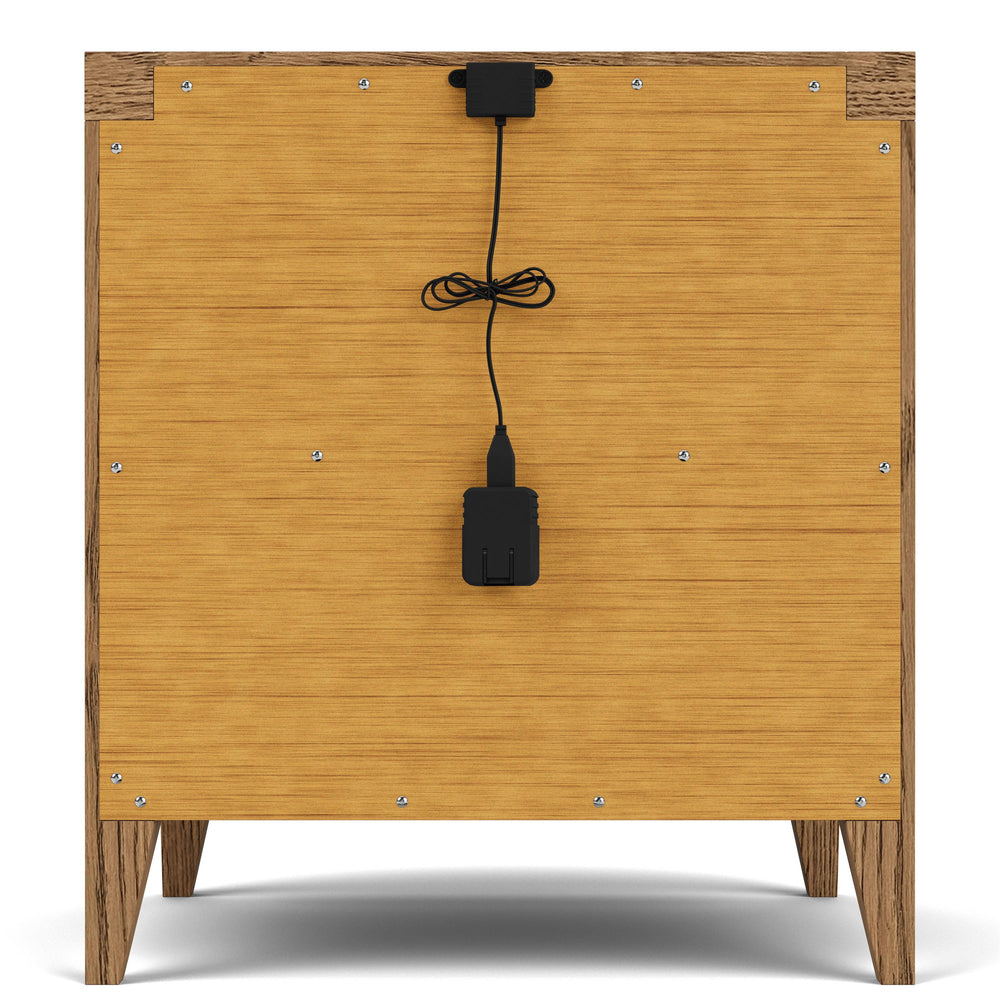 Halbrooke - One Drawer Nightstand - Light Brown