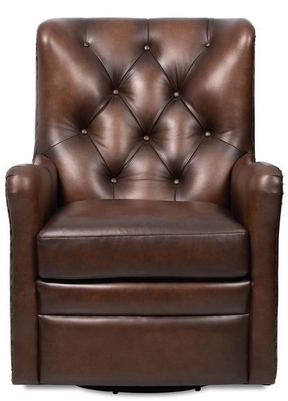 CC - Senda Swivel Chair - Dark Brown