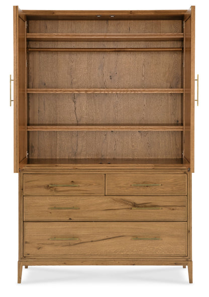 Cashiers - Wardrobe Hutch - Almond
