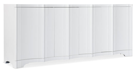 Melange - Corinth 4-Door Entertainment Console - White
