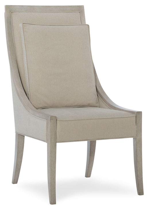 Elixir - Host Chair - Silver