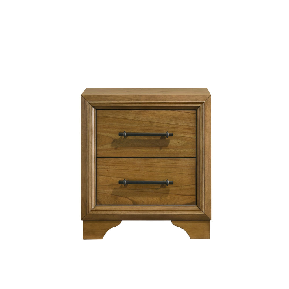 Harmony - 2-Drawer Nightstand With USB - Walnut