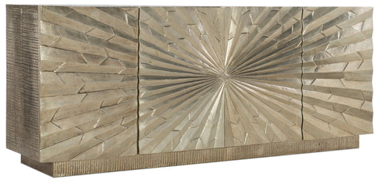 Home Accent - 78" Big Bang Entertainment Console - Silver