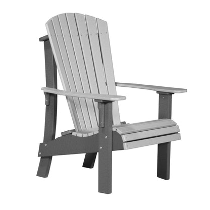 LuxCraft Royal Adirondack Chair | Elevated Seat Poly Outdoor Chair