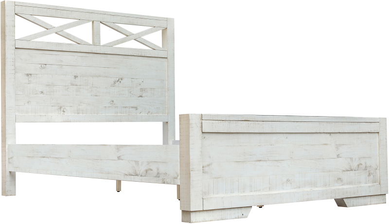 Crescent | Queen Bedroom Set | Complete Queen Bed & 2 Nightstands