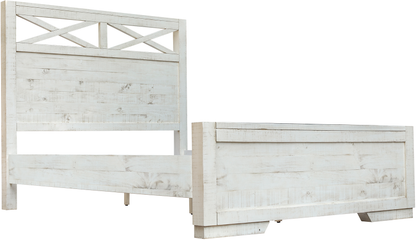 Crescent | Queen Bedroom Set | Complete Queen Bed & 2 Nightstands