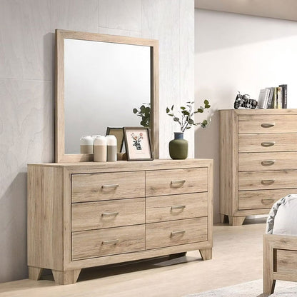ACME | Miquell 6-Drawer Wooden Dresser in Natural