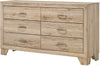 ACME | Miquell 6-Drawer Wooden Dresser in Natural