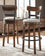 Valebeck Tall UPH Swivel Barstool(1/CN) Brown