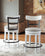 Valebeck UPH Swivel Barstool (1/CN) White