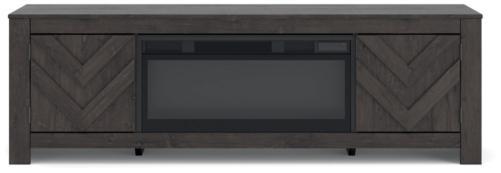 Cayboni 71" TV Stand with Electric Fireplace