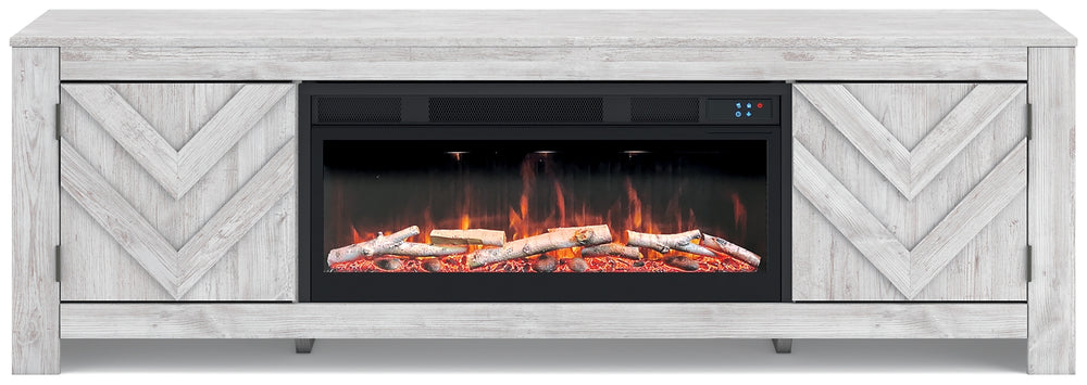 Cayboni 71" TV Stand with Electric Fireplace