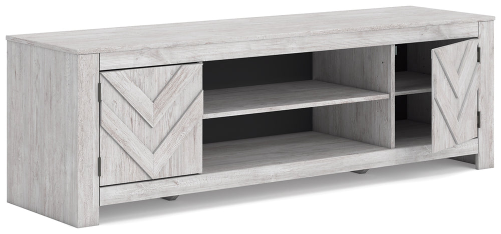 Cayboni LG TV Stand w/Fireplace Option