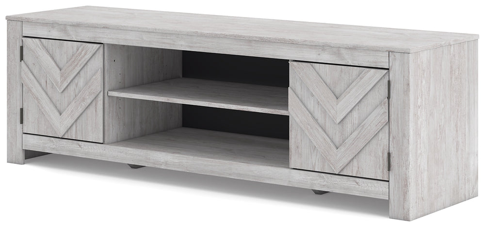 Cayboni LG TV Stand w/Fireplace Option