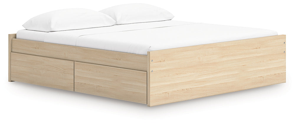 Onita King Platform Bed with 2 Side Storage
