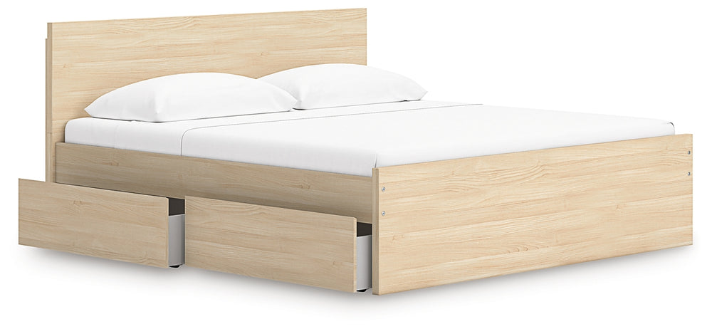 Onita King Panel Platform Bed with Storage