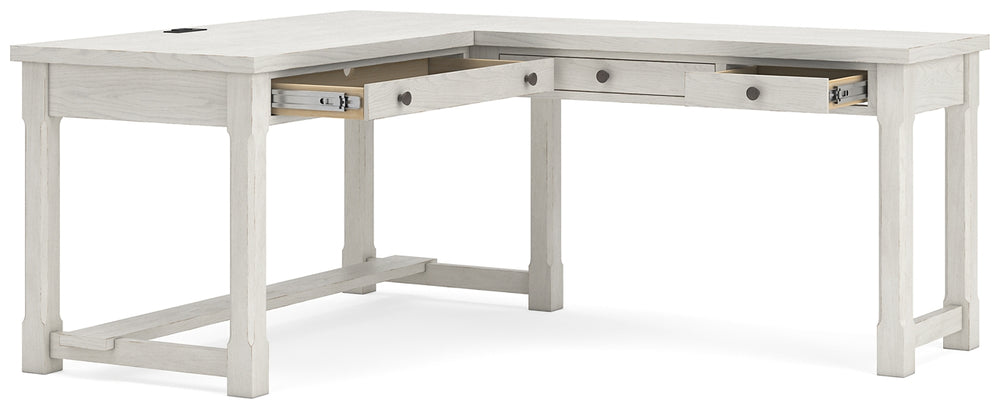 Robbinsdale L-Shaped Home Office Desk