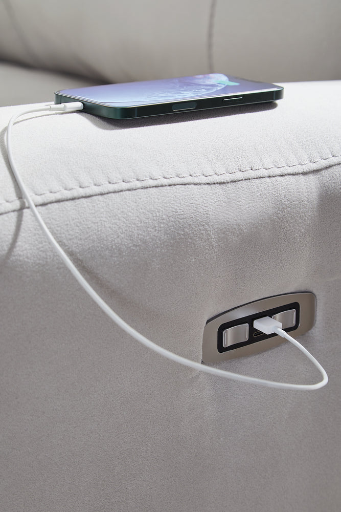 Social Pointe 6-Piece Power Reclining Sectional