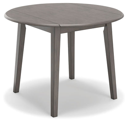 Shullden Round DRM Drop Leaf Table